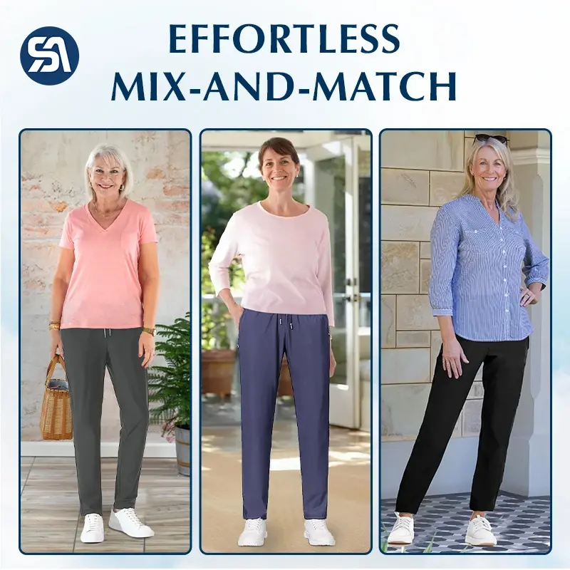 Women's Ultra Soft Stretch Perfect Drape Casual Pants