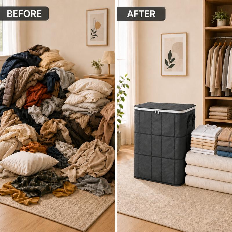 Extra Large Portable Moving Storage Bags with Backpack Straps & Reinforced Handles
