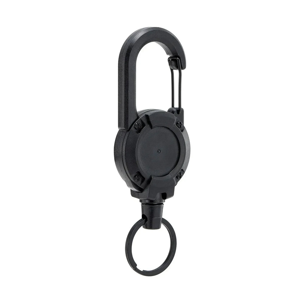 1/2/4pcs Extendable Retractable Holders Keychain Badge Reels Heavy Duty Clip With Carabiner Key Chain For Men Outdoor Bags
